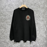 Amiri long sleeve shirts oil painting flying eagle printing