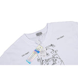 C.e t shirts creative geometric pattern round neck pullover short sleeve for men and women