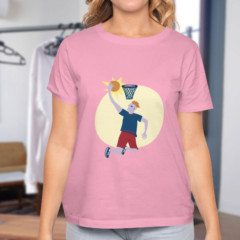 Basketball T-Shirts Casual Couple Tops