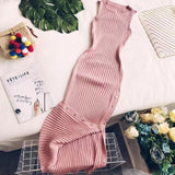 Women Dresses Knitted Slim Fit Sexy Dress