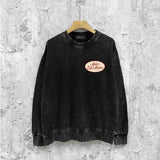 Amiri washed sweatshirt multi-chapter printing washed and distressed