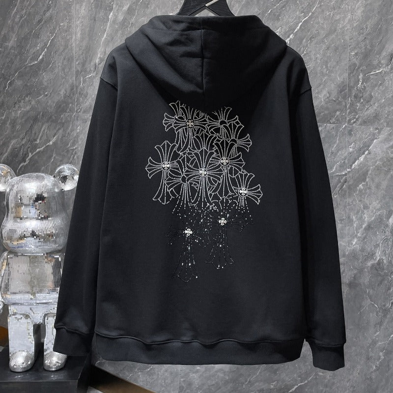 Chh Chrome Hearts Hoodie Casual Hooded Sweater Zip Jacket
