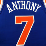 NBA Jerseys, Knicks, Blue 7, Anthony