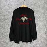 Amiri long sleeve shirts mottled pegasus printing