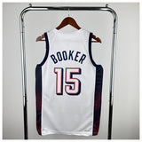 NBA Jerseys 24, Team USA, White 15, Booker