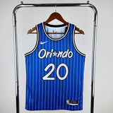 NBA Jerseys Season 19, Magic, Retro, Striped Blue No. 20, Fultz
