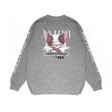 Amiri long sleeve shirts flying eagle medal printing