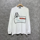 Amiri long sleeve shirts top hat magician printing