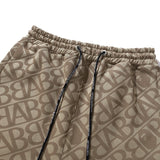 Shark Print Bape Shorts Ape Embroidery Label Casual Shorts Medium Pants Five-point Pants