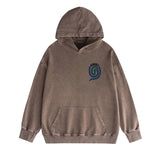 Amiri washed hoodie patchwork colorful snake washed distressed printing