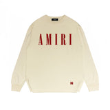 Amiri long sleeve shirts classic letter spider print