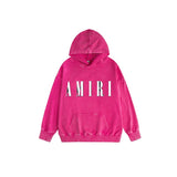 Amiri washed hoodie classic letterprinting