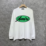 Amiri long sleeve shirts oval letterprinting