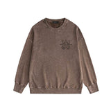 Amiri washed sweatshirt damaged oil painting printing washed and distressed