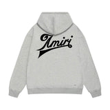 Amiri hoodie slanted letter printing