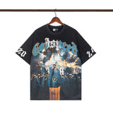 Godspeed T-Shirt Retro Fantasy Pattern