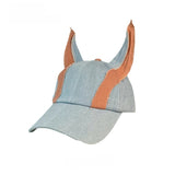 New doberman dog ear baseball cap plush thickened duckbill hat versatile style