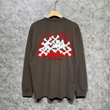 Amiri long sleeve shirts china limited bone printing