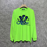 Amiri long sleeve shirts new font cobra printing