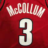 NBA Jerseys Trailblazer, Red (JORDAN) No. 3, McCollum