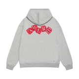 Amiri hoodie red dice printing