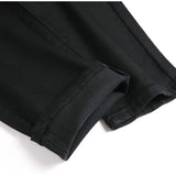 Mens Fashion Jeans pure black 5609#