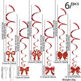 Themed Party Supplies Coquette Theme Bow Swirl Hanging Decorations – Birthday Party Decor