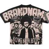 Street Unisex T-shirt Hip Hop Gothic Punk