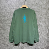 Amiri long sleeve shirts vertical small overlapping letterprinting