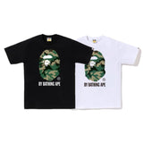 Bathing Ape T Shirt Spring Summer Forest Camouflage Ape Man Letter Print Pattern Short Sleeve T-Shirt