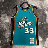 NBA Jerseys MN hot-pressed retro jersey: SW Pistons 98 season No. 33, Hill