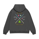 Amiri hoodie billiard cue country print