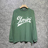 Amiri long sleeve shirts elegant letterprinting