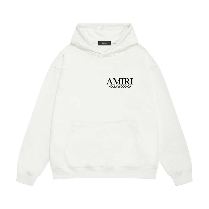 Amiri hoodie skeleton letterprinting