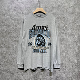 Amiri long sleeve shirts colorless flower printing