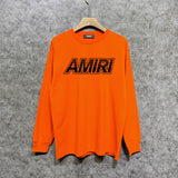 Amiri long sleeve shirts skeleton letterprinting