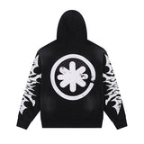 Lost intricacy Hoodie rhinestones