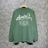 Amiri long sleeve shirts california limited bone crack printing