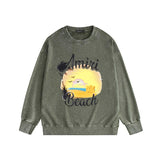 Amiri washed sweatshirt color dusk print washed old