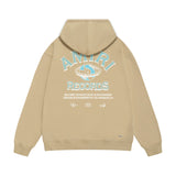 Amiri hoodie earth letter printing