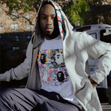 Bathing Ape Hoodie Shark Hooded USA Embroidered Printed Double Hat Zip Cardigan Sweater Jacket