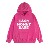 Amiri washed hoodie fat letter printing distressed printing