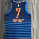 NBA Jerseys Thunder, Blue Stripe No. 7, Anthony