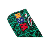 Bathing ape hoode bape green ghost color singer joint model