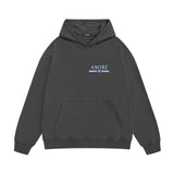 Amiri hoodie crayon horizontal stripes printing