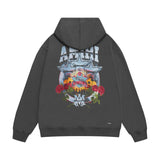 Amiri hoodie five-star rose print