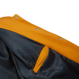 Rhude Jacket Embroidery Letter Lightning Color Matching Baseball Uniform