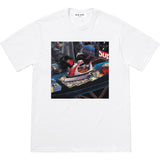 Men T-shirts 2022Gas Tee Cartoon pattern hot stamping iron short sleeve T-shirt loose