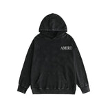 Amiri washed hoodie kedron printing