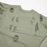 C.e sweatshirt fall and winter c.e distressed crew neck pullover sweatshirt